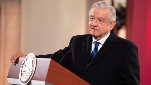 El Presidente Andrés Manuel López Obrador, en su conferencia de prensa matutina del 21 de diciembre.