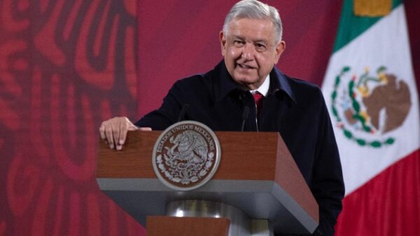 El Presidente Andrés Manuel Lñopez Obrador, en su conferencia matutina del 23 de diciembre.