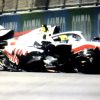 Mick Schumacher sufre terrible choque en el GP de Jeddah y su auto queda destrozado