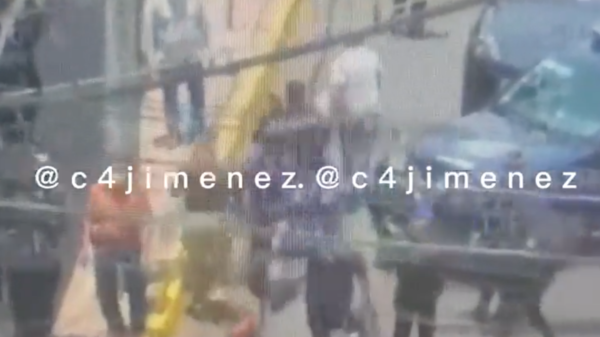 VIDEO: Asaltan hombre en San Jerónimo y luego lo atacan a balazos