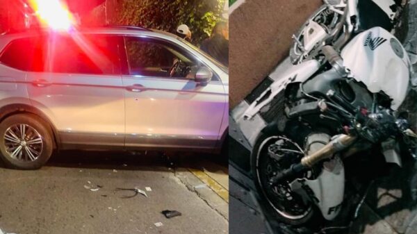 Difunden imágenes y video del terrible accidente en Av. San Francisco frente al panteón