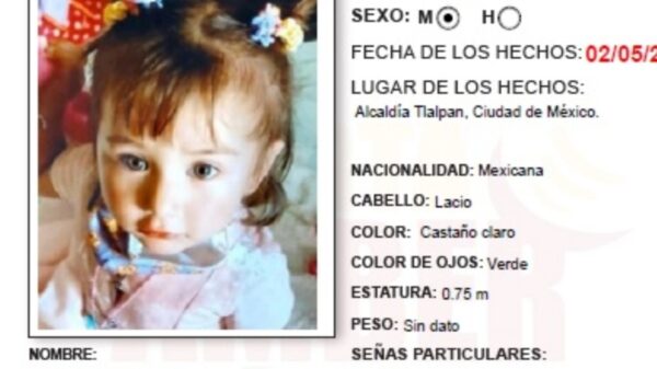 Buscan a Camila Bagatella: La bebé de un año que desapareció en la alcaldía Tlalpan