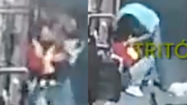 Difunden video de la golpiza que le dio un hombre a una mujer en Iztacalco en plena madrugada
