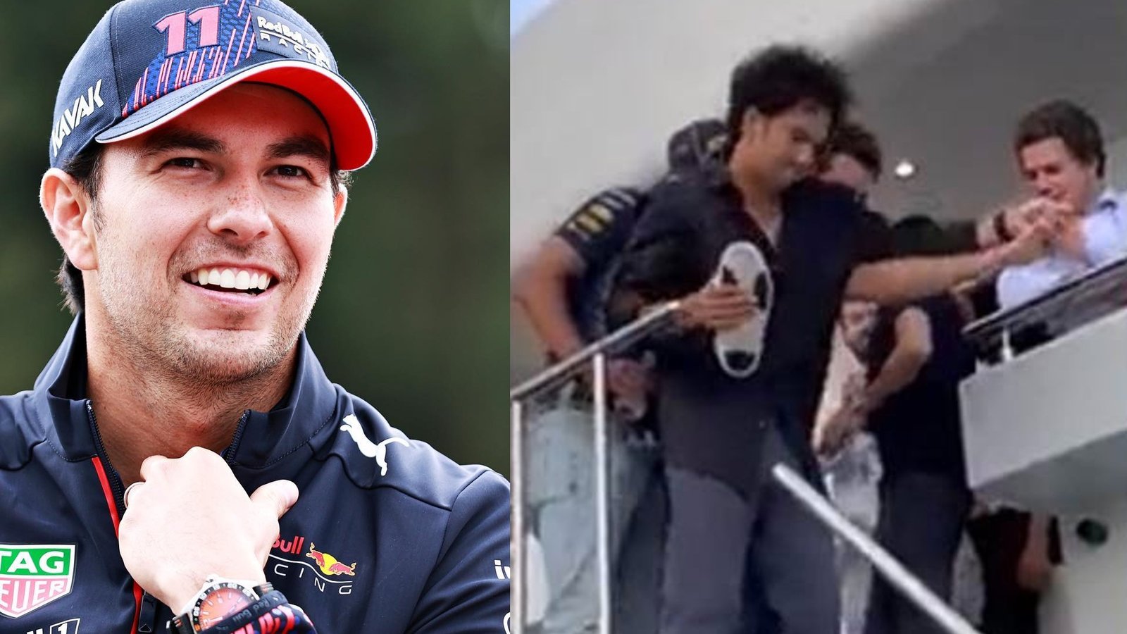 Checo Pérez acepta su error tras comprometedoras imágenes con otra y bien enfiestado