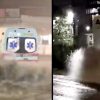 VIDEO: Potente corriente de agua arrastró una ambulancia en la Picacho-Ajusco