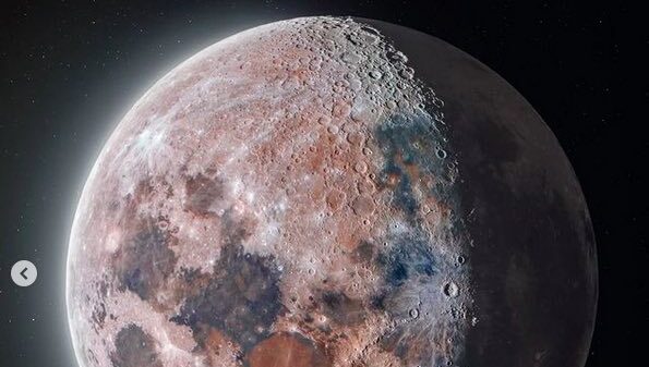 ¿De qué color es la Luna? Espectacular foto revela el misterio