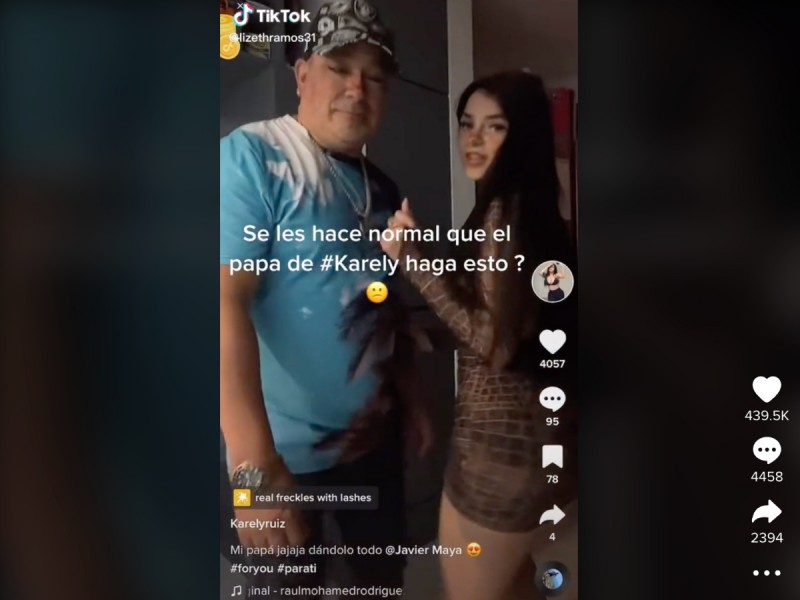 Critican al papá de Karely Ruiz por polémico baile y 'extraños' comportamientos junto a su hija