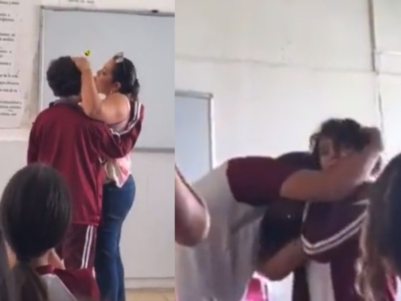 VIDEO: Alumna agrede a maestra y golpea a compañero... todo por un celular