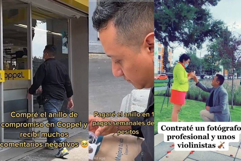 Joven compra anillo de compromiso en Coppel y aseguran que se divorciará antes de pagarlo