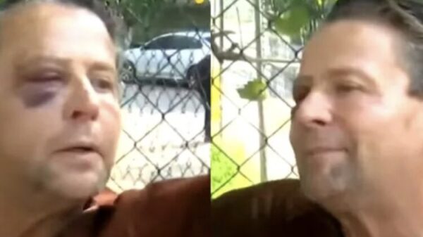 Alfredo Adame es insultado en plena entrevista tras ser golpeado y responde con mentada de madre