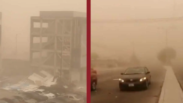 VIDEO: Impresionante tormenta de polvo cubre Mexicali