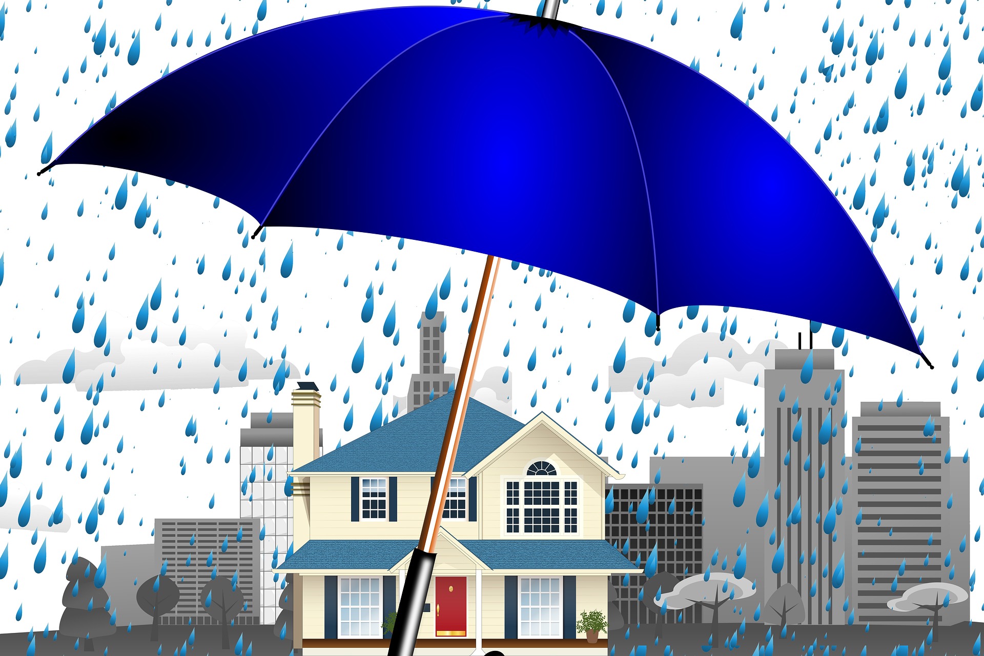 Haz uso de tu seguro de daños, si tienes problemas con las lluvias