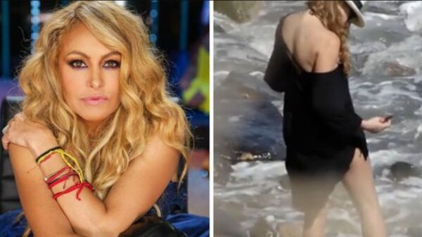 Paulina Rubio es captada haciendo sus necesidades en la playa y se convierte en tendencia