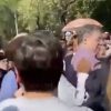 VIDEO: ¿Marcelo Ebrard fue escupido durante la marcha convocada por AMLO?