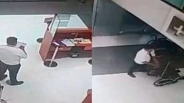 Guardia de seguridad atiende a ‘fantasma’ en un sanatorio y el video estremece las redes