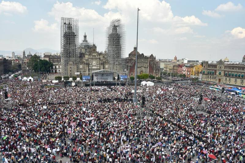 Gobierno de la CDMX asegura que asistieron más de 1.2 millones de personas a marcha de AMLO
