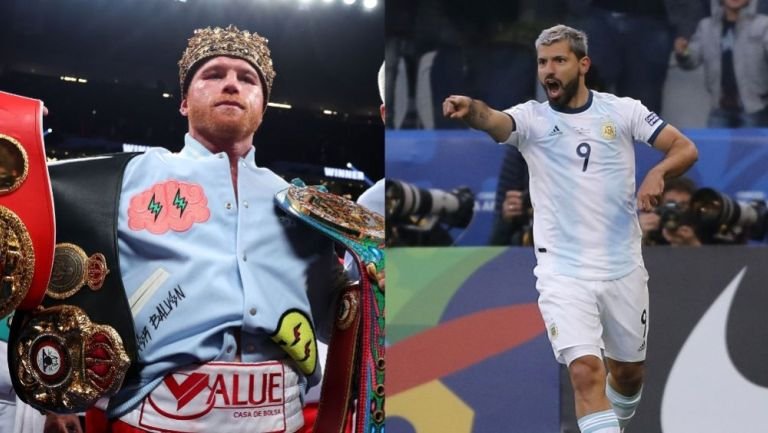 Kun Agüero le manda mensajito a El Canelo tras amenazas a Messi: "Se ganó todo el odio de Argentina"