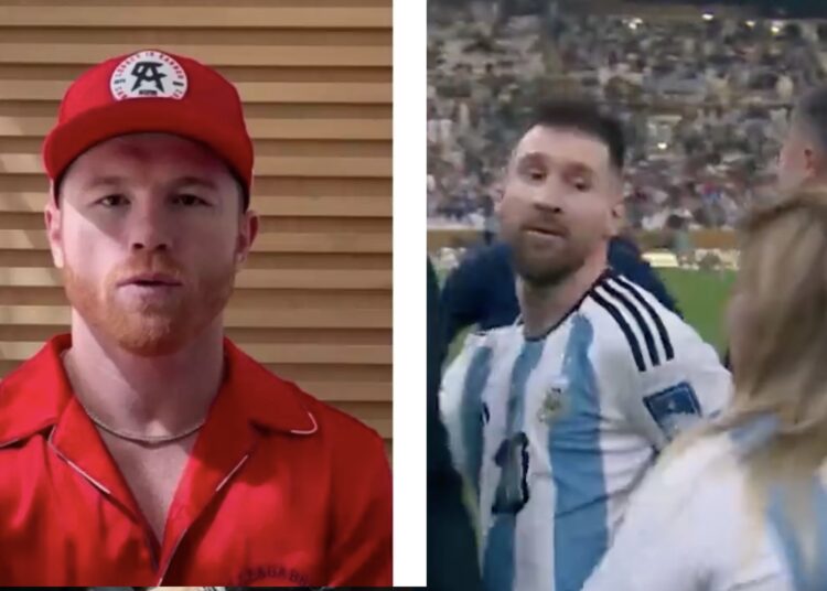 El Canelo se doblega ante la grandeza de Messi y Argentina y los felicita por su triunfo en Qatar 2022