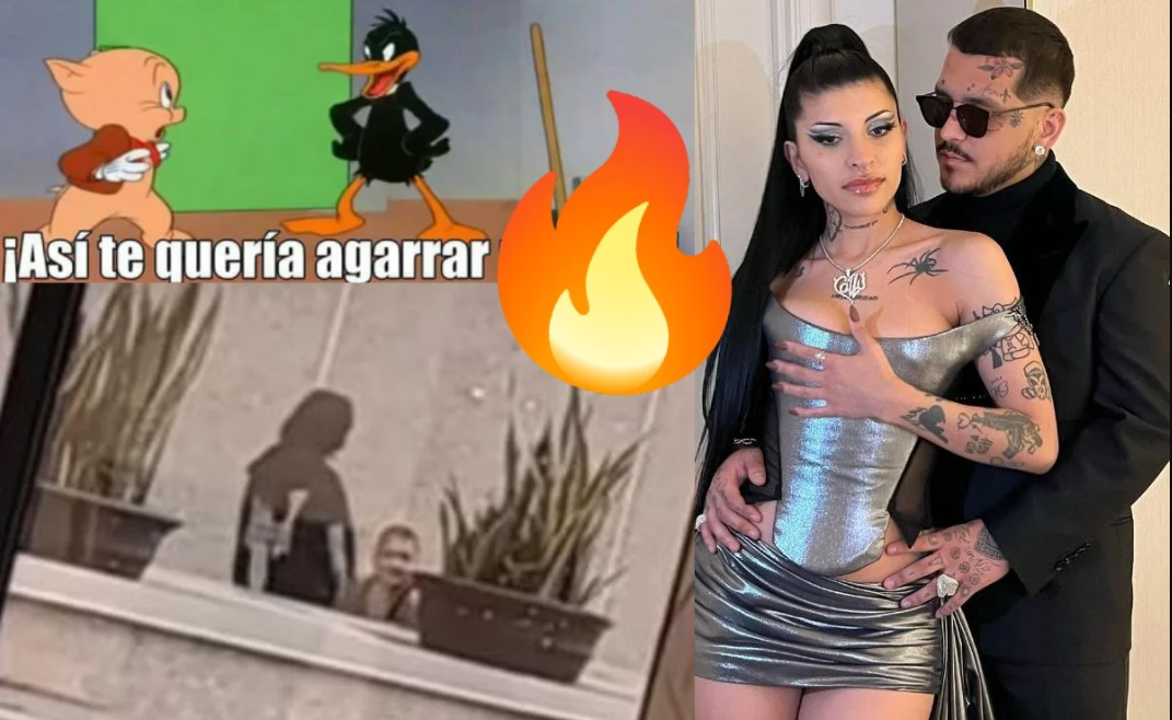 Salen a la luz íntimas imágenes de Nodal y Cazzu echando pasión en pleno jacuzzi