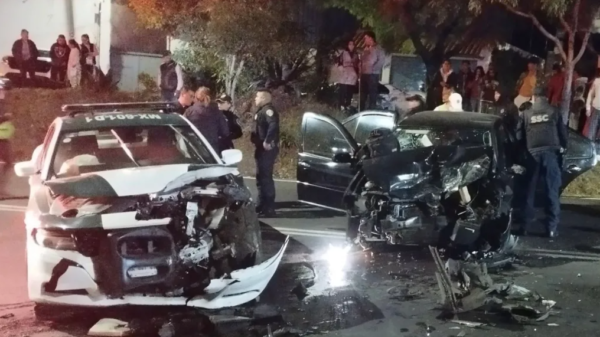 Accidente en el que estuvo involucrada una patrulla deja un muerto y tres lesionados en Tlalpan