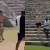 VIDEO: ¡Otra vez! Turista sube a pirámide de Kulukán en Chichen Itzá y lo bajan a palazos