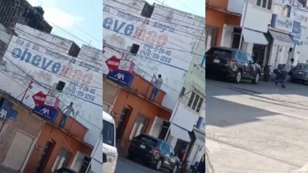 VIDEO: Policía abate a sujeto que lo amenazó con un machete