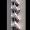 VIDEO: Niño resbala desde lo alto de un edificio y las imágenes resultan impactantes