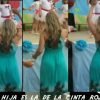 Video: Maestra de kínder roba miradas en pleno festival con tremendos pasos prohibidos