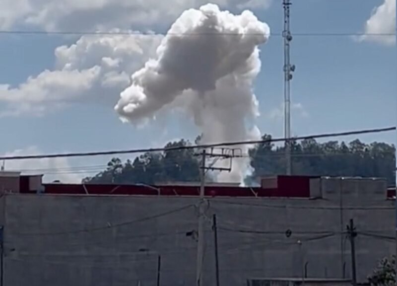 Explosión de un taller de pirotécnia en Metepec deja una persona muerta ...