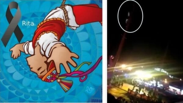 VIDEO: María Rita, mujer voladora de 19 años, muere al caer de 15 metros