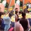 VIDEO: Mujeres se garran del chongo y a papazos en plena Central de Abastos