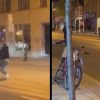 VIDEO: Hombre golpea a su rival con una serpiente durante pelea callejera