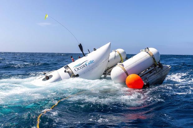 A detalle: Así es el submarino desaparecido en una expedición al Titanic