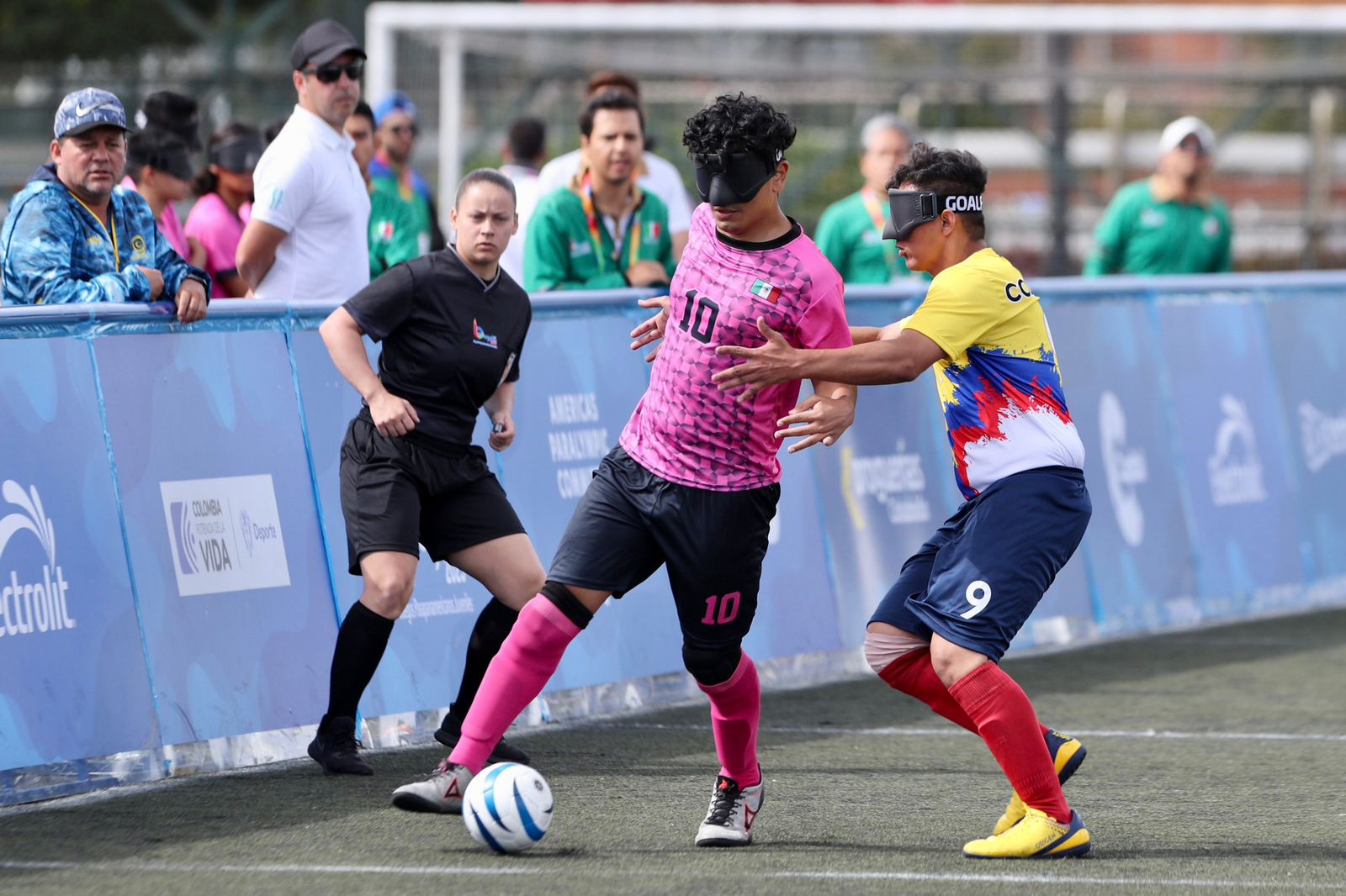 Selección mexicana de futbol para ciegos se pinta de bronce en Bogotá 2023