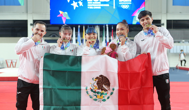 Con seis medallas, gimnasia artística mexicana concluye actuación en San Salvador 2023