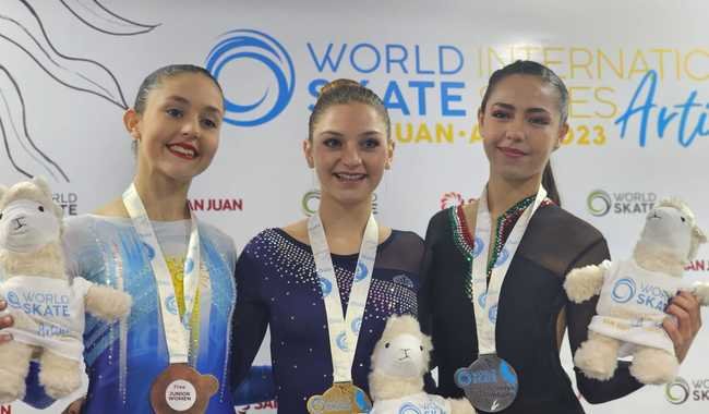 Valentina Lomas logra plata histórica en patinaje artístico sobre ruedas