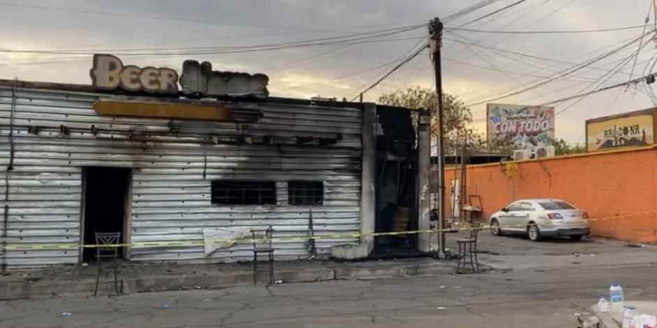 Tragedia en Sonora: 11 personas mueren calcinadas dentro de un bar