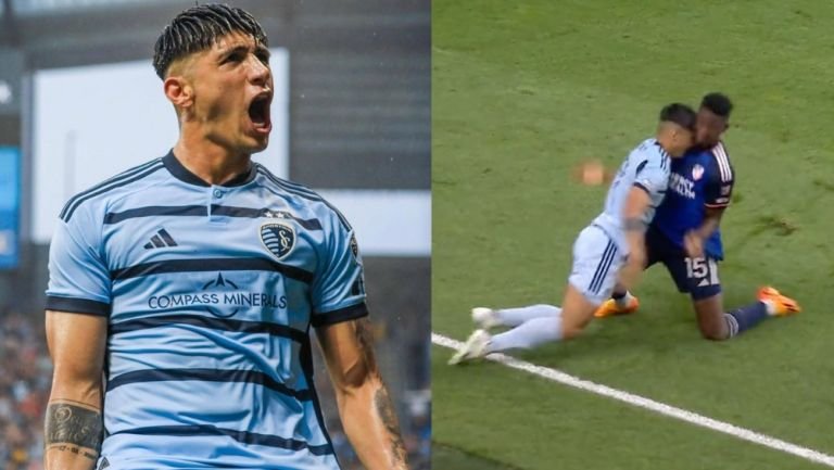 VIDEO: Alan Pulido agrede brutalmente a su rival y le pega tremendo cabezazo