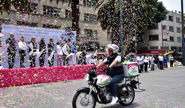Entregará SEPOMEX 2,200 nuevas motocicletas al cierre de este año