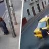 VIDEO: Conductor borracho atropella a abuelitos mientras esperaban un taxi