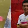 VIDEO: Futbolista muere tras ser devorado por un cocodrilo cuando se estaba bañando en un río