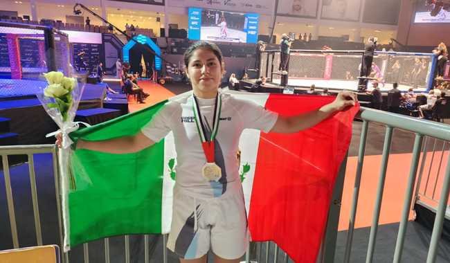 Frida Covarrubias gana medalla de plata en Campeonato Mundial Juvenil de AMM