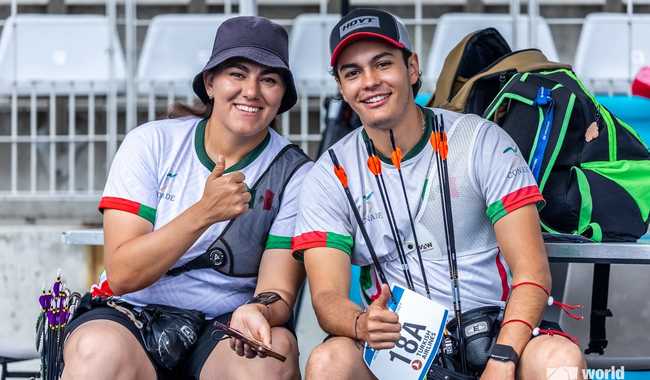 Alejandra Valencia y Matías Grande apuntan al bronce en Copa del Mundo