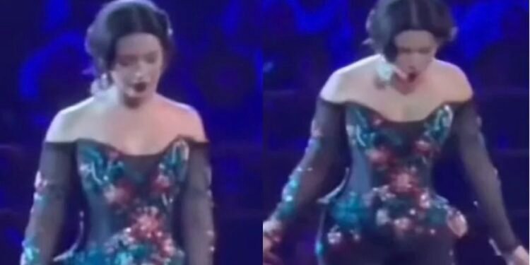 VIDEO: Ángela Aguilar se pone 'diva' y se baja del escenario por lo que le hizo el público