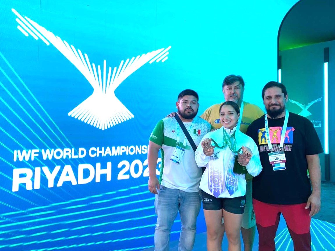 Irene Borrego obtiene dos bronces en Campeonato Mundial de Halterofilia