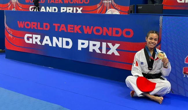 Claudia Romero se corona en Grand Prix de Para Taekwondo París 2023