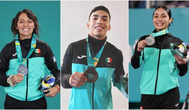 Judo mexicano se estrena en Santiago 2023 con dos platas y un bronce