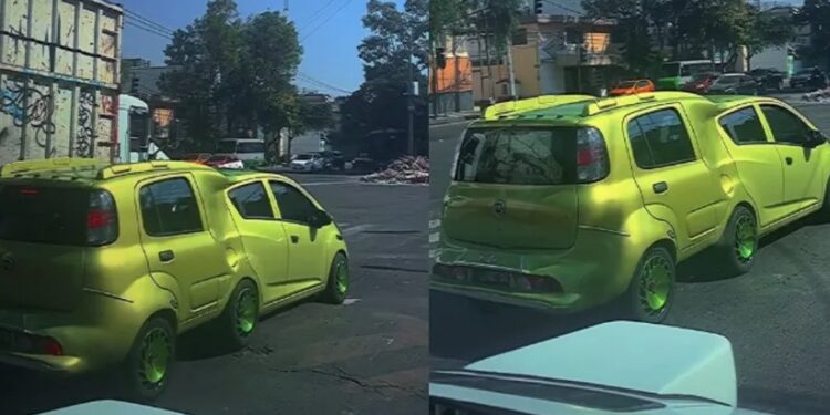 Captan 'coche doble' por las calles de la CDMX... ¿qué es eso?