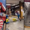 VIDEO: 'Spiderman' se enfrenta a indigente en el metro de NY con final inesperado