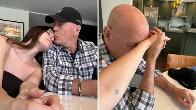 Hija de Bruce Willis comparte desgarrador video del actor y conmociona las redes sociales